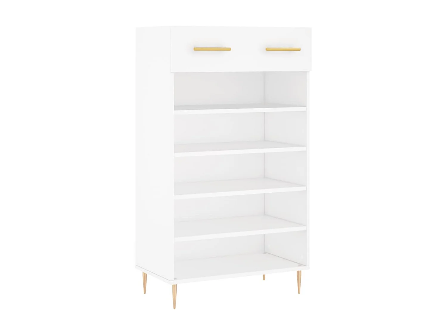 Schuhschrank Schuhregal Weiß 60x35x105 cm Holzwerkstoff -gkd98038