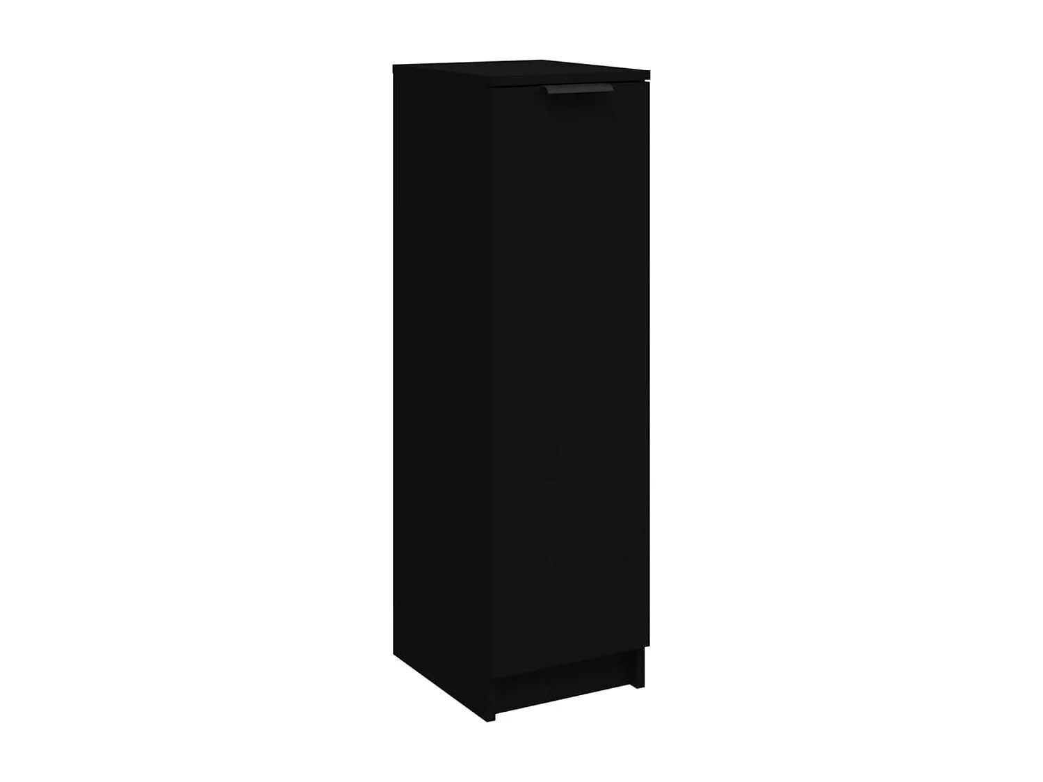 Schuhschrank Schuhregal Schwarz 30x35x100 cm Holzwerkstoff -gkd48588