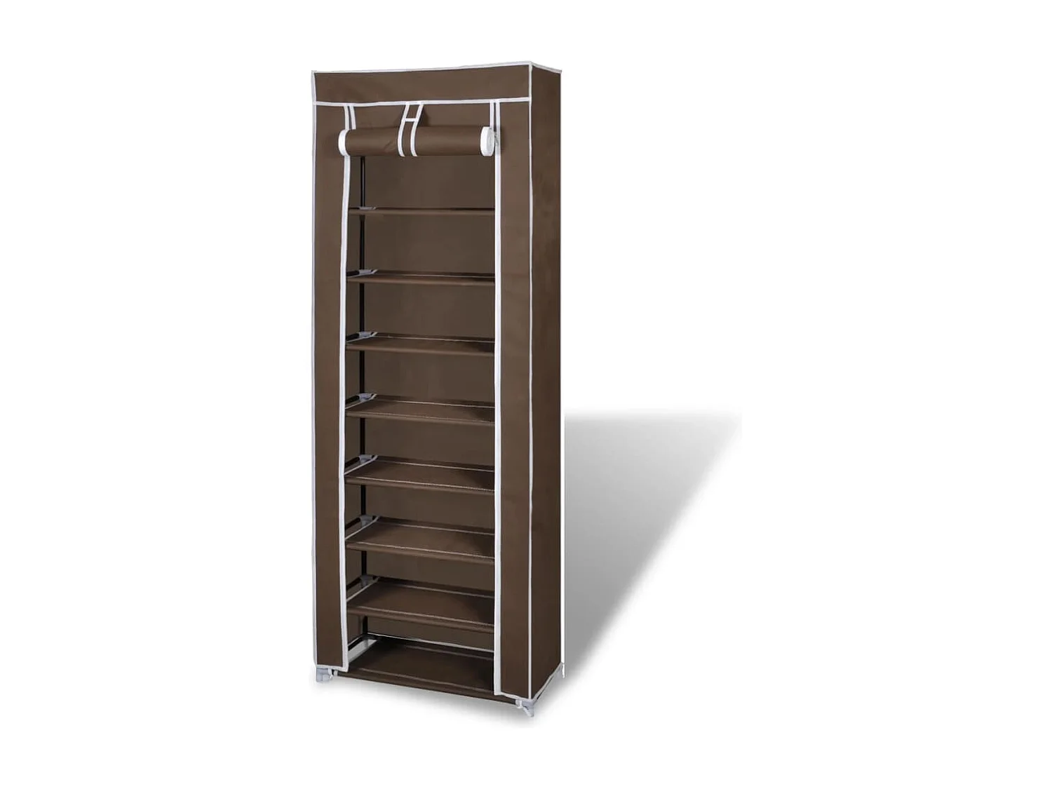 Schuhschrank Modernes Schuhregal 8 Schicht 57 x29 x162 cm Braun -gkd45163