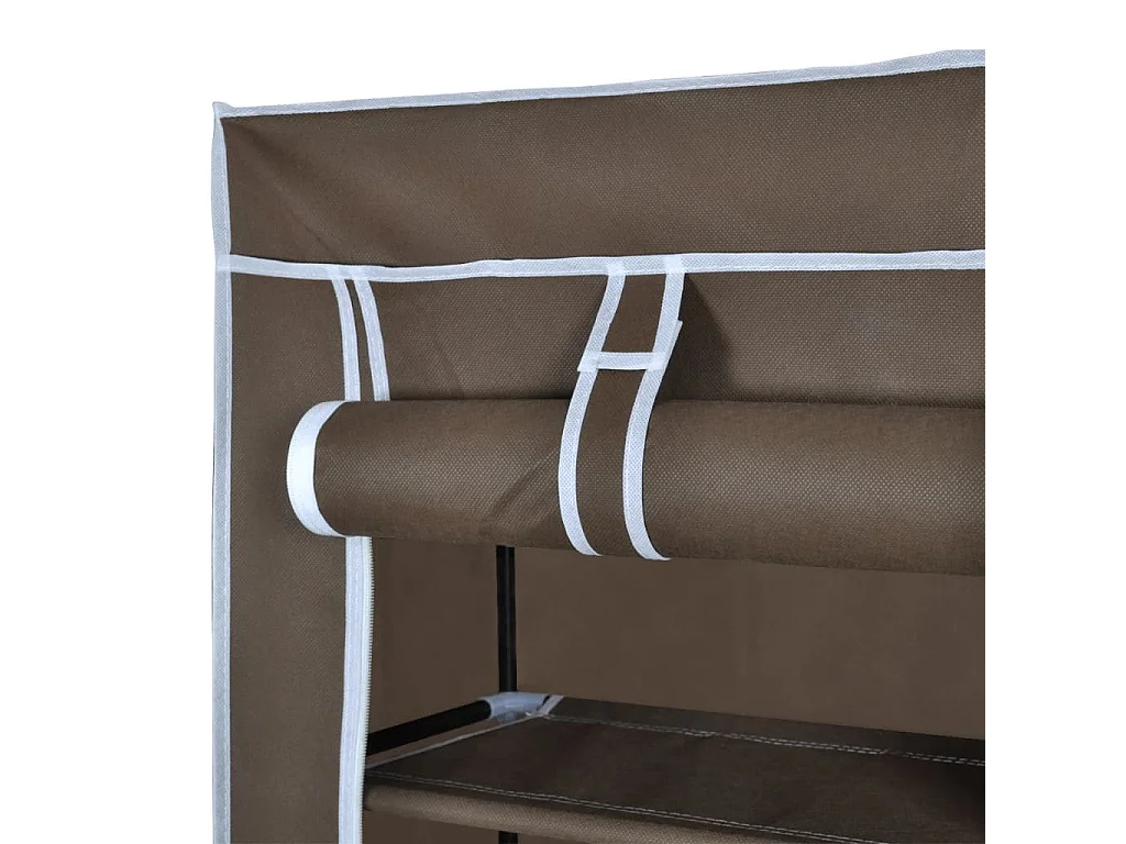 Schuhschrank Modernes Schuhregal 8 Schicht 57 x29 x162 cm Braun -gkd45163