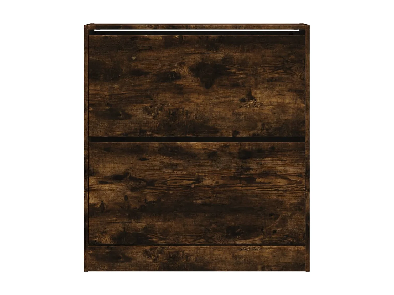 Schuhschrank Schuhregal Räuchereiche 80x21x87,5 cm Holzwerkstoff -gkd57116