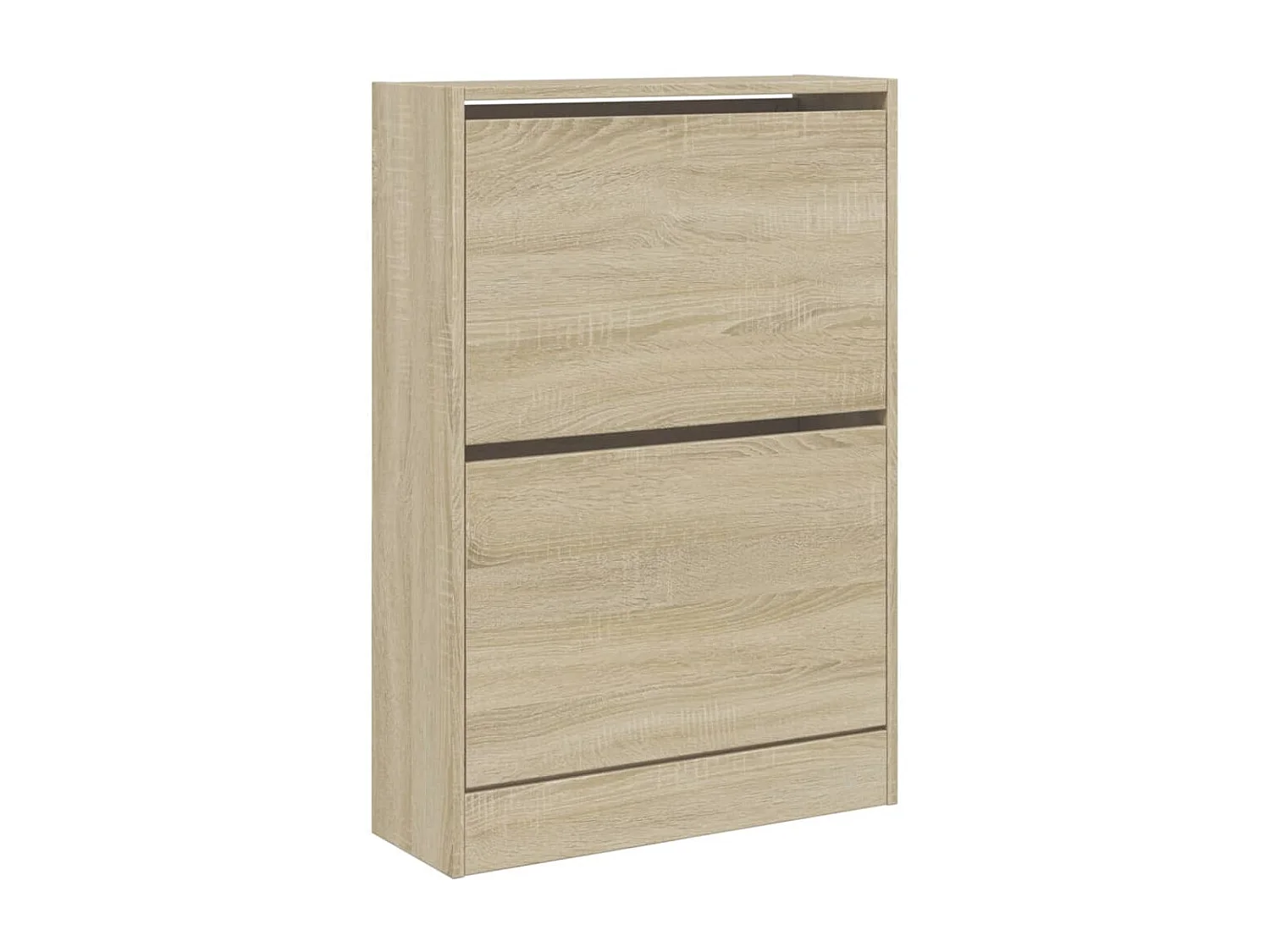 Schuhschrank Schuhregal Sonoma-Eiche 60x21x87,5 cm Holzwerkstoff -gkd80130
