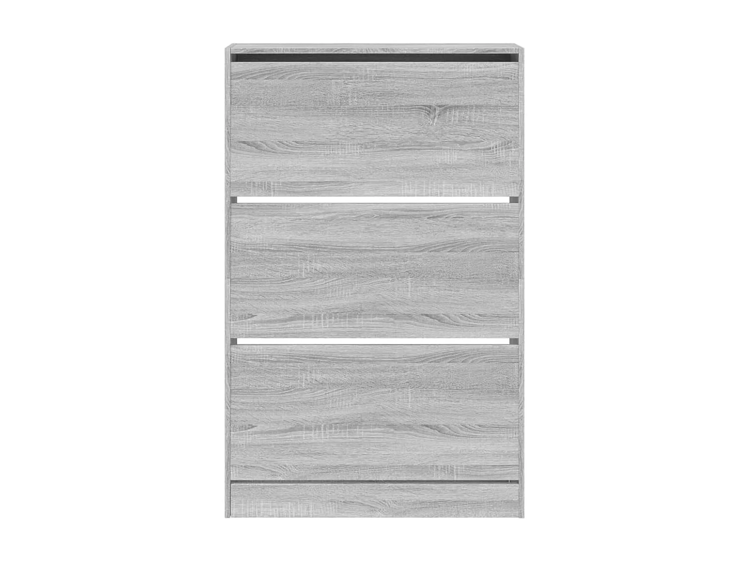 Schuhschrank Schuhregal Grau Sonoma 80x21x125,5 cm Holzwerkstoff -gkd17836