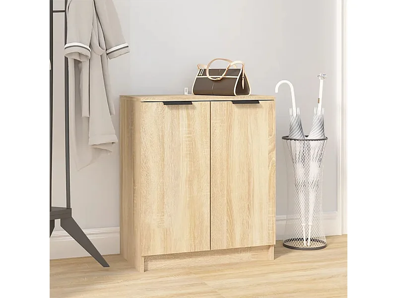 Schuhschrank Schuhregal Sonoma-Eiche 59x35x70 cm Holzwerkstoff -gkd28758