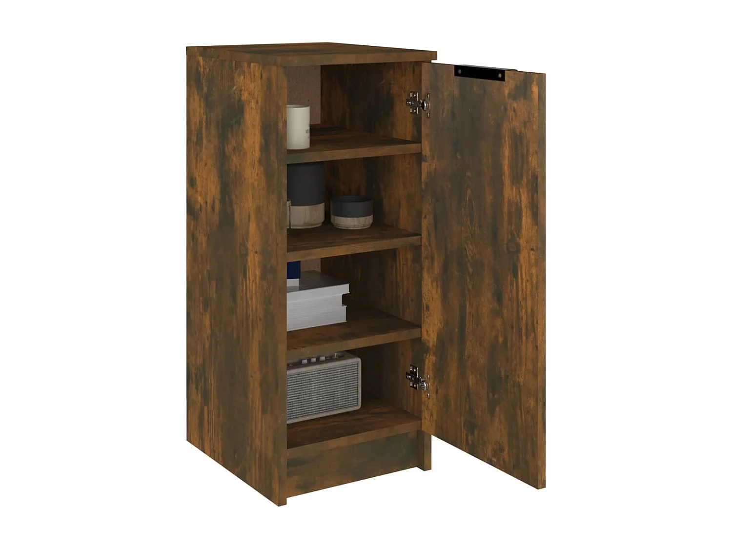 Schuhschrank Schuhregal Räuchereiche 30x35x70 cm Holzwerkstoff -gkd68412