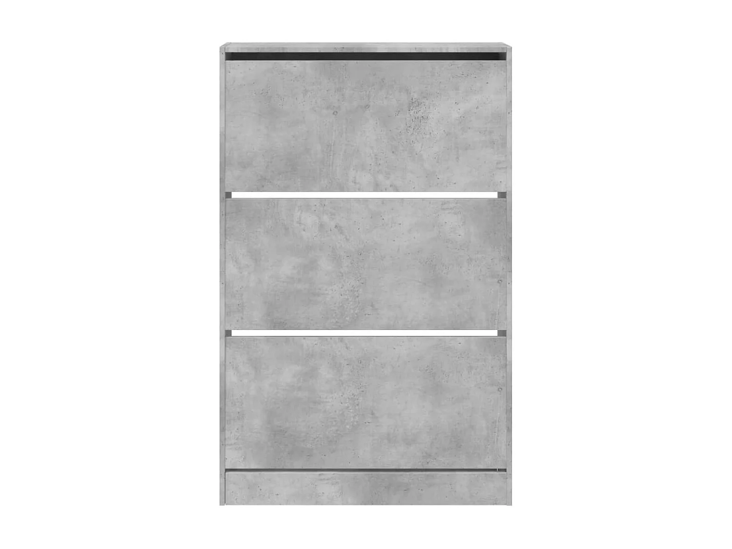Schuhschrank Schuhregal Betongrau 80x21x125,5 cm Holzwerkstoff -gkd22759