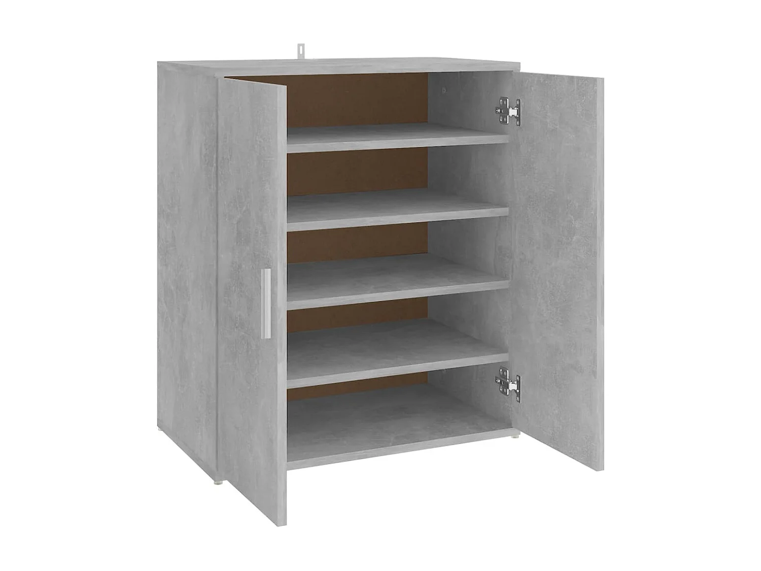 Schuhschrank Schuhregal Betongrau 60x35x70 cm Holzwerkstoff -gkd83912