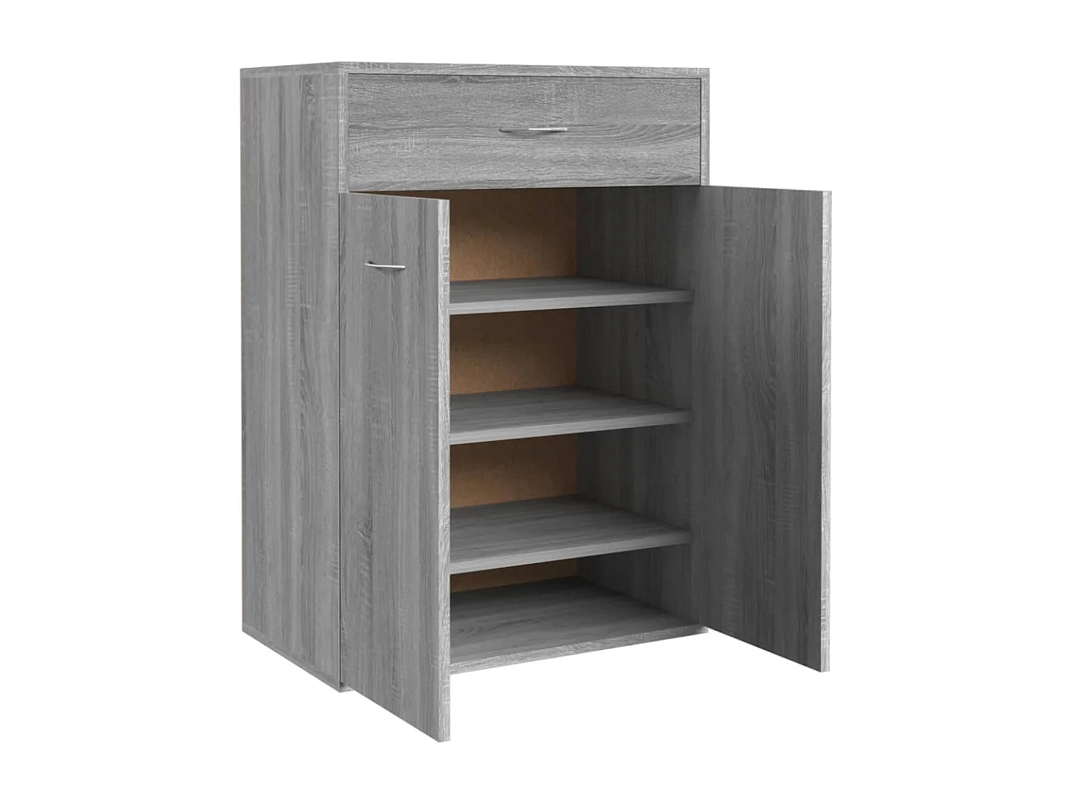 Schuhschrank Schuhregal Grau Sonoma 60x35x84 cm Holzwerkstoff -gkd50400