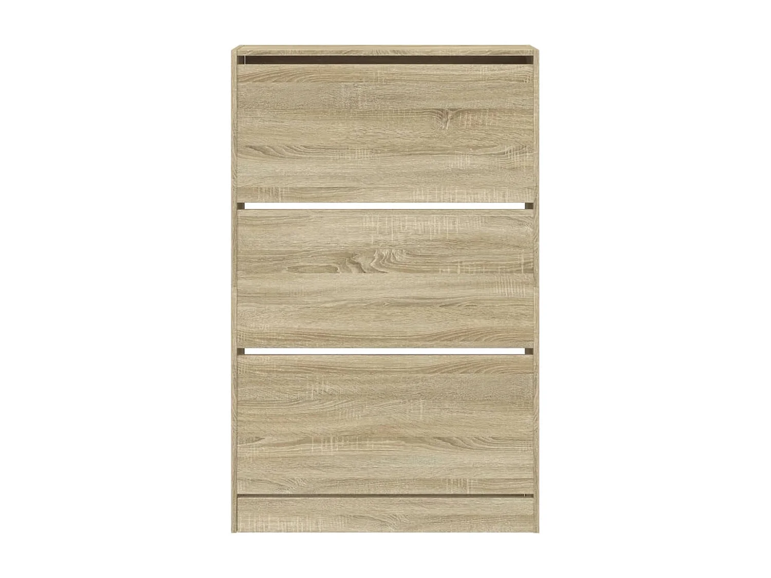 Schuhschrank Schuhregal Sonoma-Eiche 80x21x125,5 cm Holzwerkstoff -gkd68162