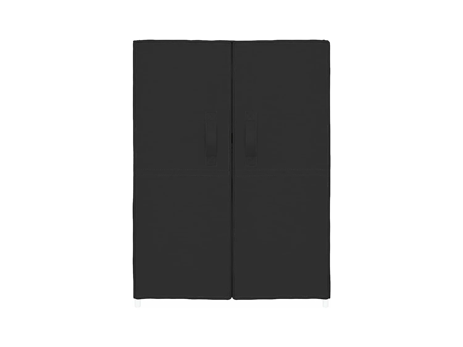 Schuhschrank Schuhregal Schwarz 60x28x90 cm Stoff -gkd21658