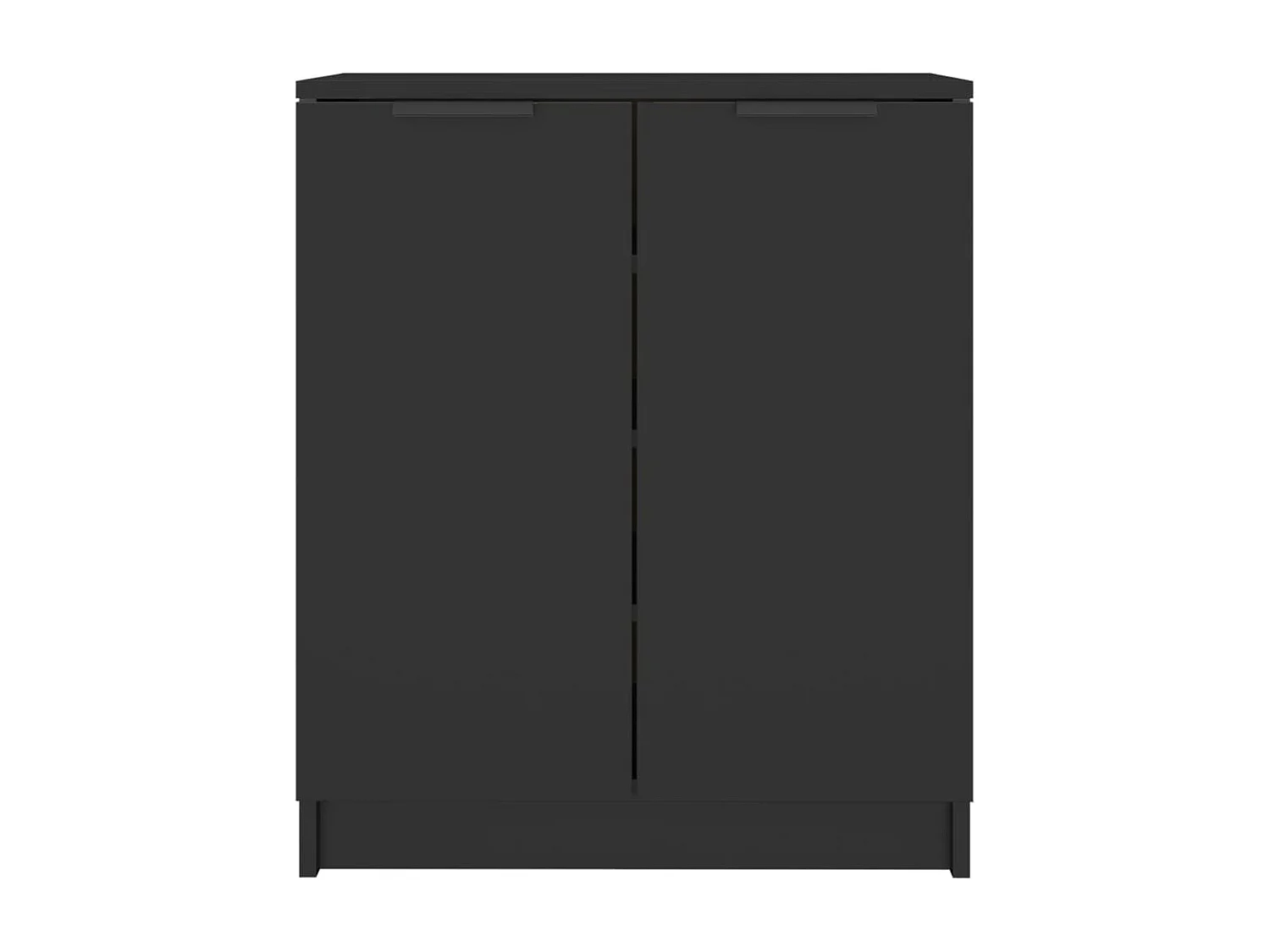 Schuhschrank Schuhregal Schwarz 59x35x70 cm Holzwerkstoff -gkd41830