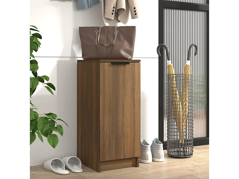Schuhschrank Schuhregal Braun Eichen-Optik 30x35x70 cm Holzwerkstoff -gkd95834