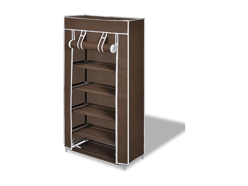 Schuhschrank Schuhablage 5 Schicht 58 x 28 x 106 cm Braun -gkd33749