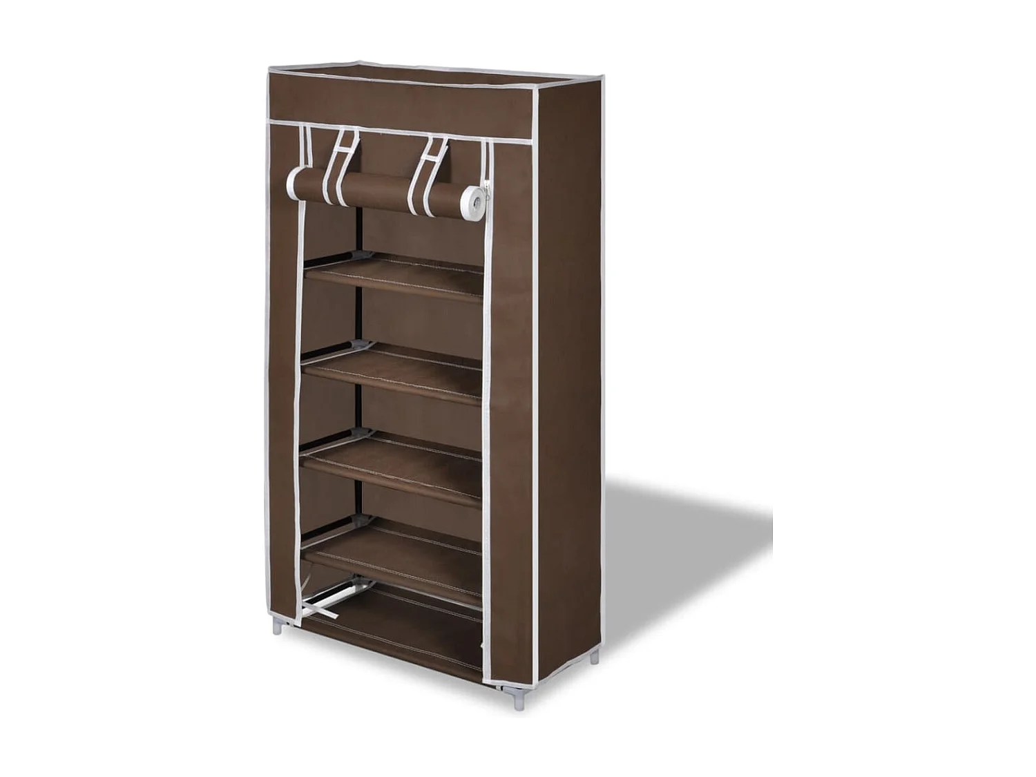 Schuhschrank Schuhablage 5 Schicht 58 x 28 x 106 cm Braun -gkd33749