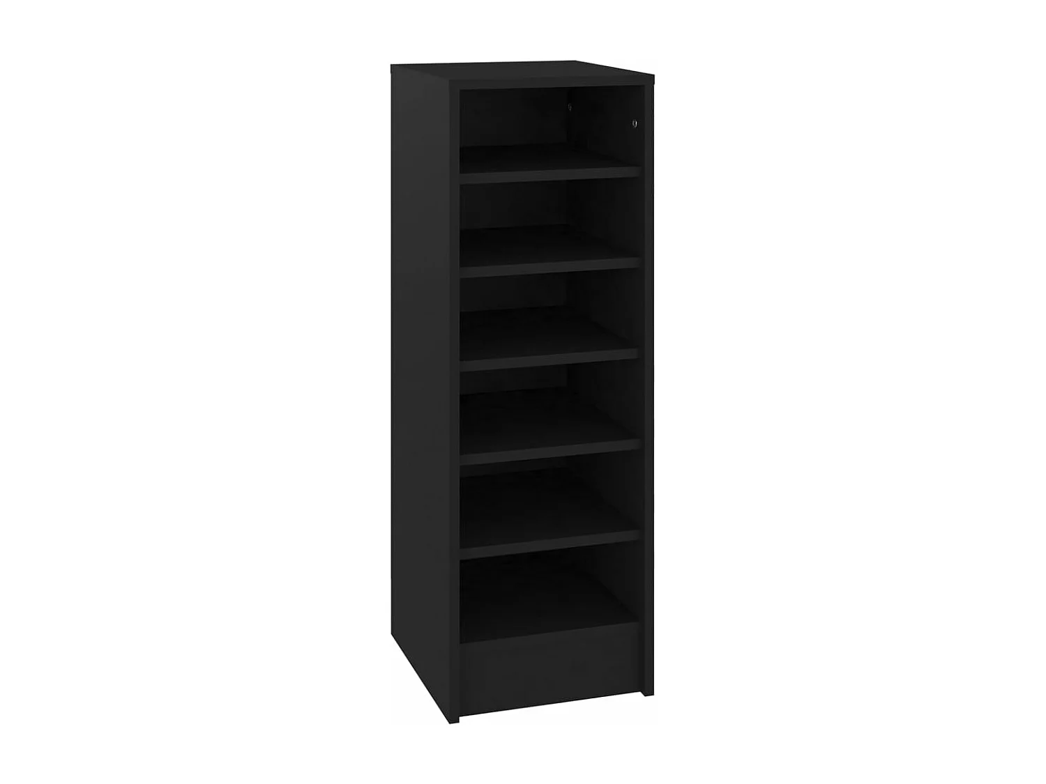 Schuhschrank Schuhregal Schwarz 31,5x35x90 cm Holzwerkstoff -gkd19617