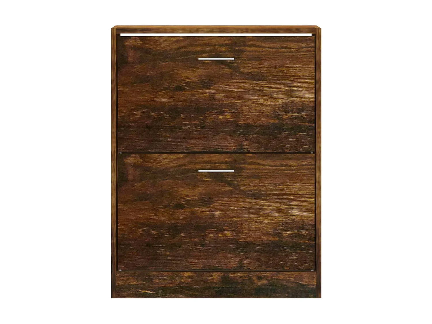 Schuhschrank Schuhregal Räuchereiche 63x24x81 cm Holzwerkstoff -gkd58231