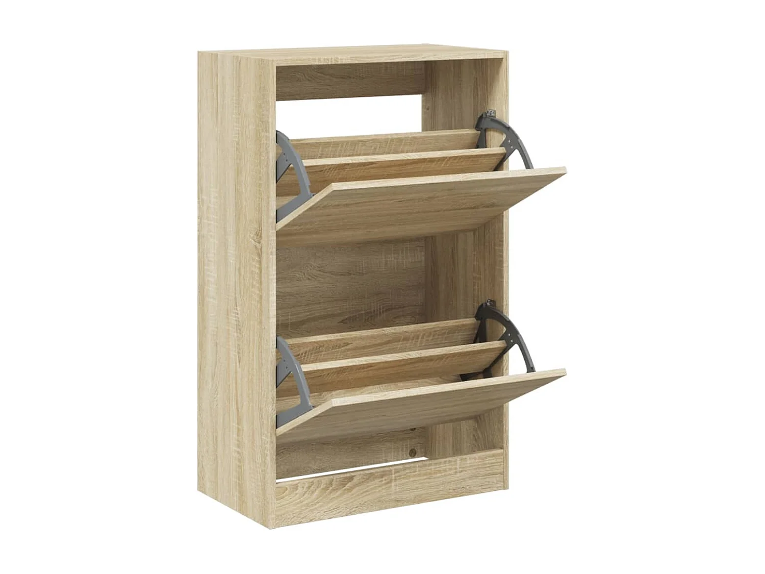 Schuhschrank Schuhregal Sonoma-Eiche 60x34x96,5 cm Holzwerkstoff -gkd62855