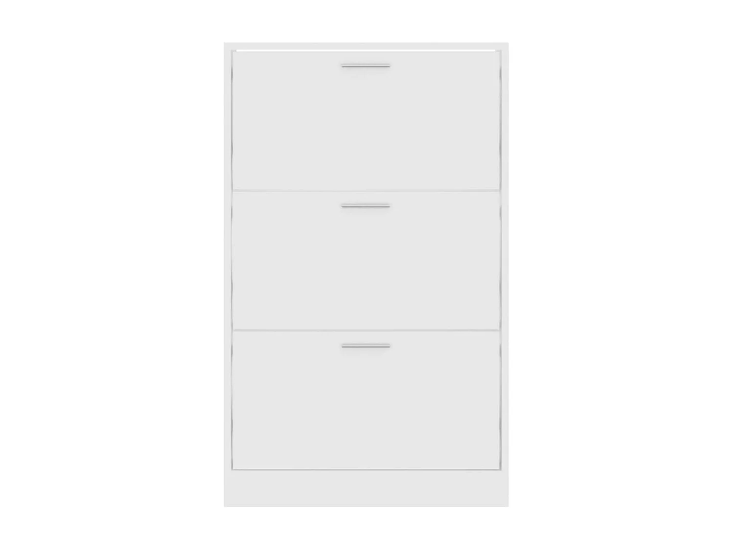 Schuhschrank Schuhregal Weiß 63x24x103 cm Holzwerkstoff -gkd37206