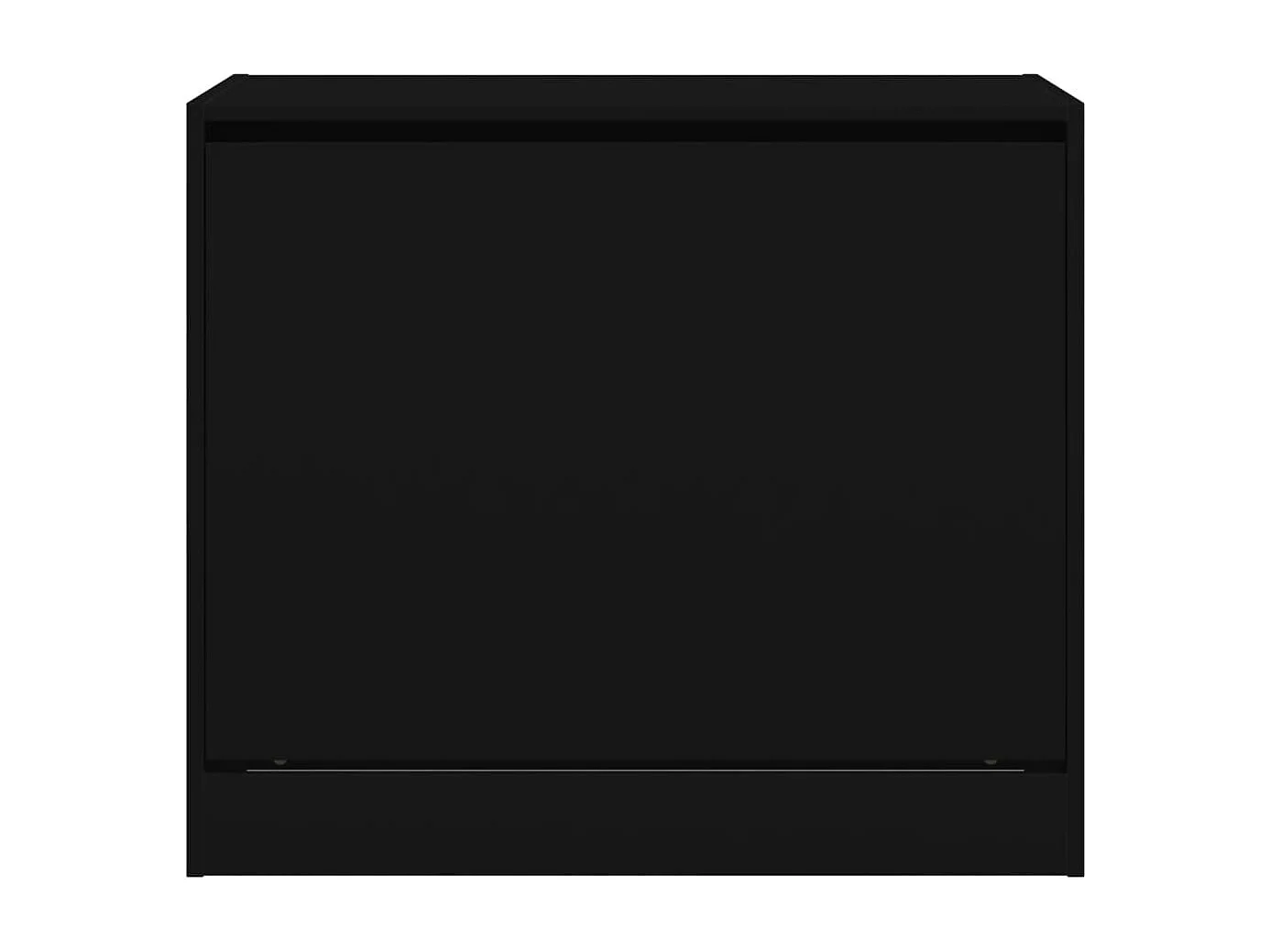 Schuhschrank Schuhregal Schwarz 80x42x69 cm Holzwerkstoff -gkd51921