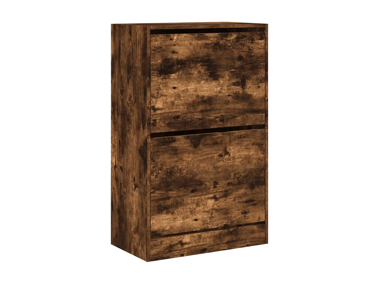 Schuhschrank Schuhregal Räuchereiche 60x34x96,5 cm Holzwerkstoff -gkd40535