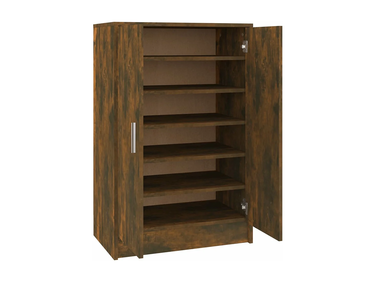 Schuhschrank Schuhregal Räuchereiche 60x35x92 cm Holzwerkstoff -gkd72089