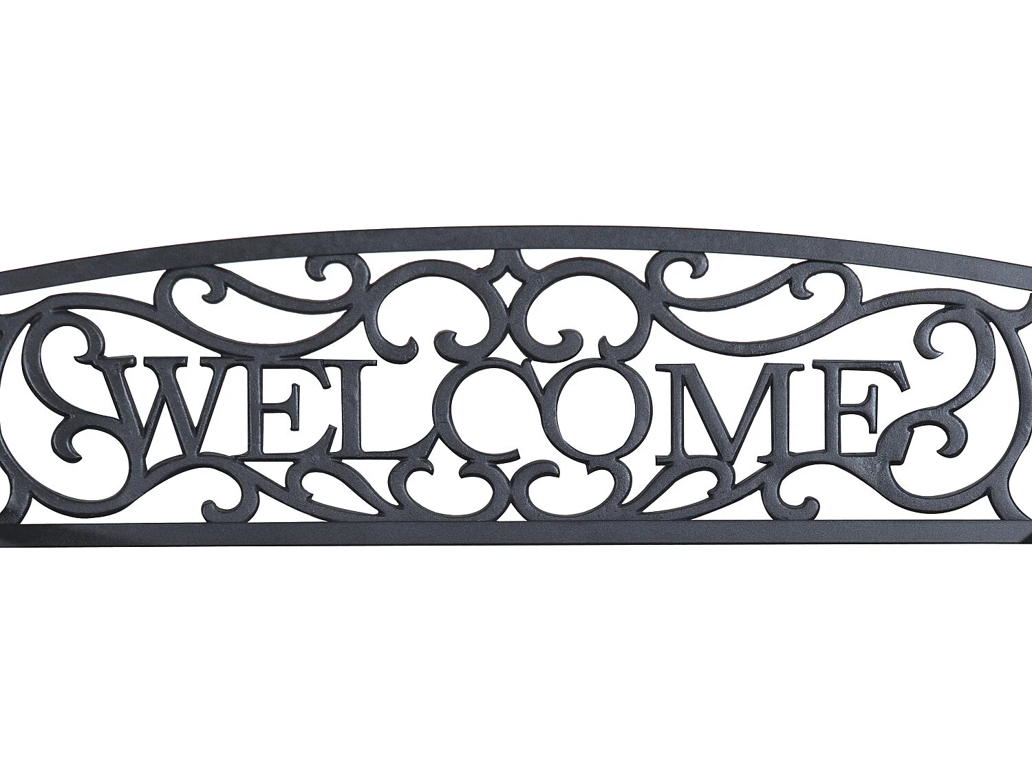 Banc 3 places de jardin dim. 126L x 60l x 85H cm métal époxy anticorrosion fonte noir