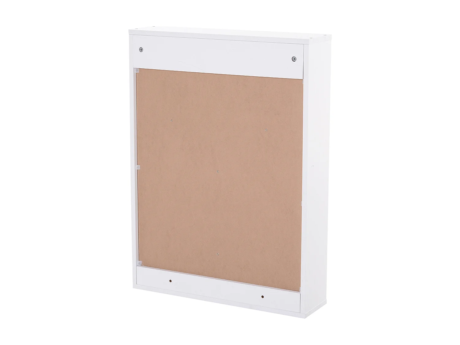 Bureau mural pliable table murale rabattable suspendue sur pied étagère + tableau à craie intégré MDF blanc