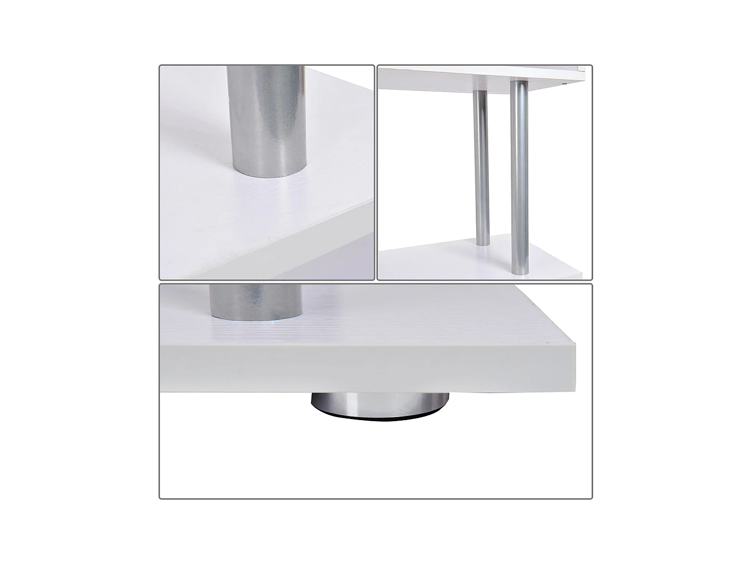 Bibliothèque étagère design contemporain en S 4 niveaux 80L x 30l x 145H cm coloris blanc