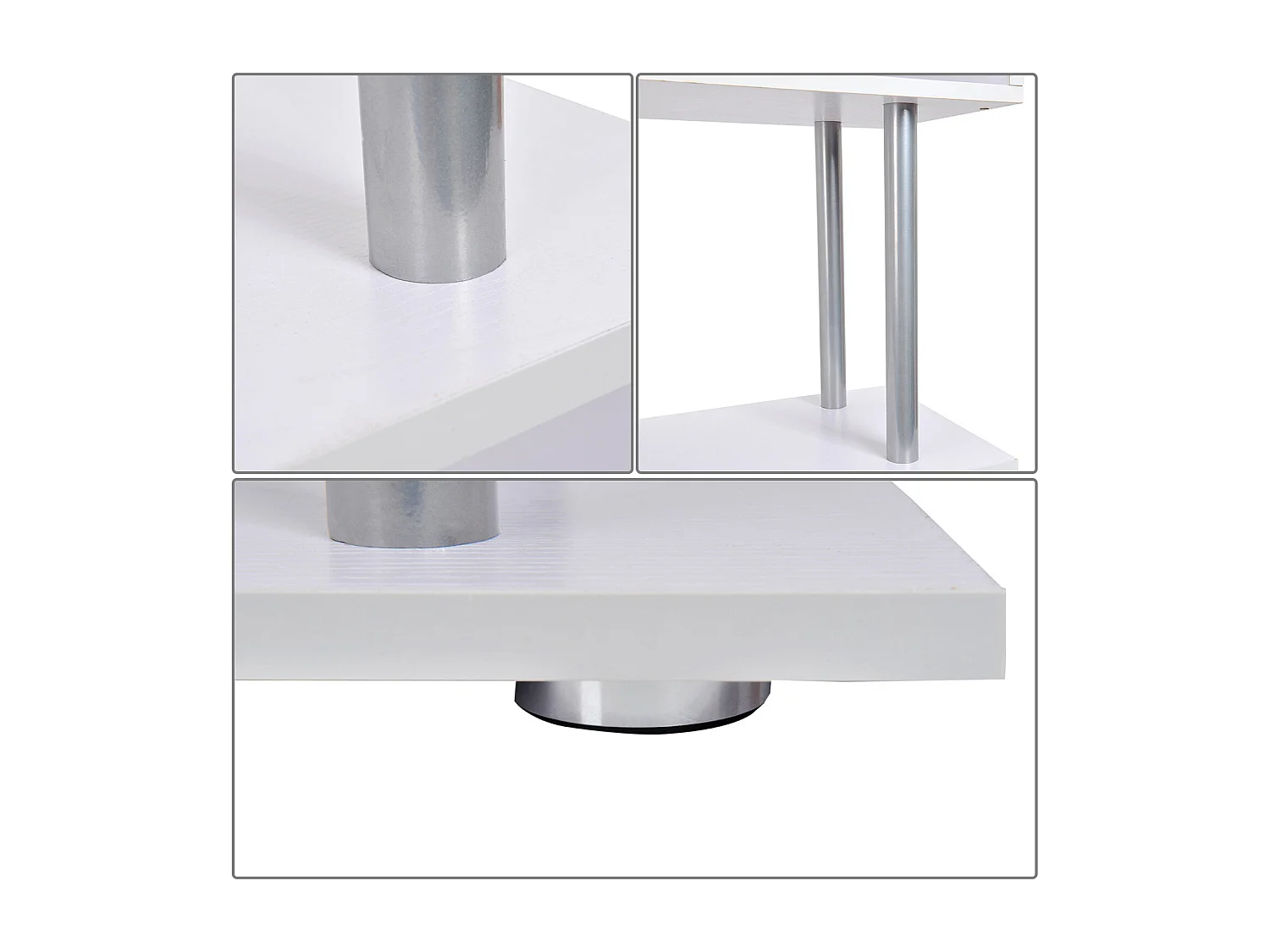 Bibliothèque étagère design contemporain en S 4 niveaux 80L x 30l x 145H cm coloris blanc