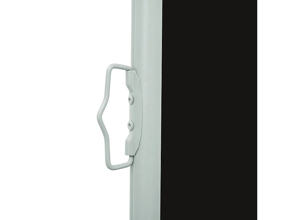 Tenda Laterale Retrattile per Patio 170x300 cm Nera FECD830693