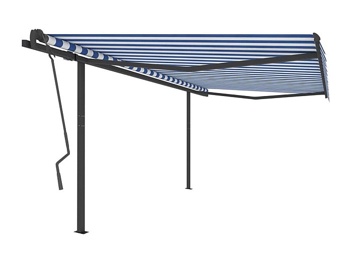 Outsunny Telo di Ricambio per Tenda Parasole Retrattile, Tessuto di Ricambio per Tenda a Braccio da 4x2.5 m in Poliestere, Anti UV 30+, per Balcone, Patio, Terrazzo, Esterno, Giardino, Beige