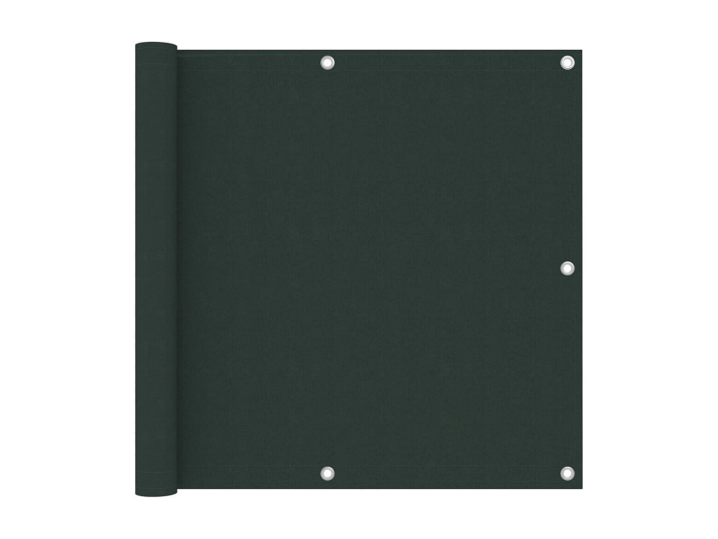 Paravento per balcone frangivista protezione privacy verde scuro 90 x