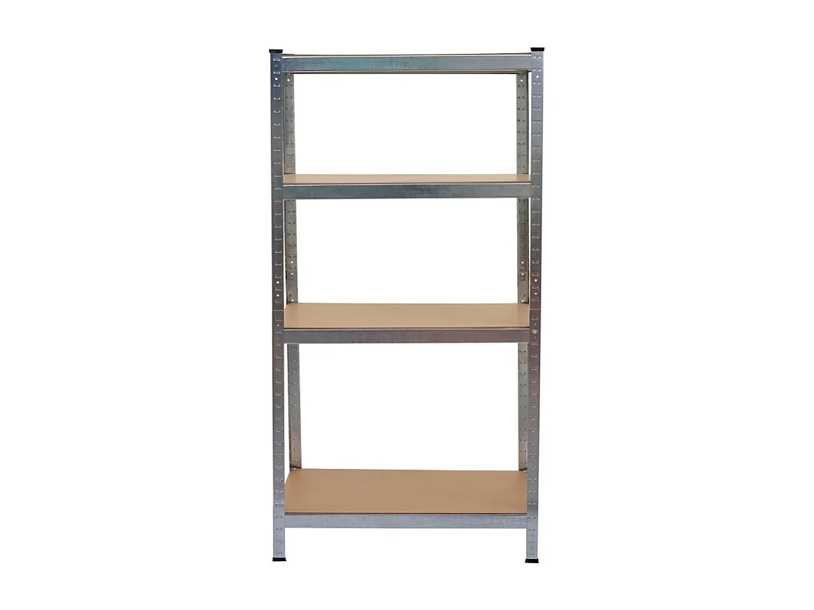 Étagère pour charges lourdes HWC-D67, 160x80x40cm, charge 320kg + 6x panier de rangement HWC-C21 - zingué