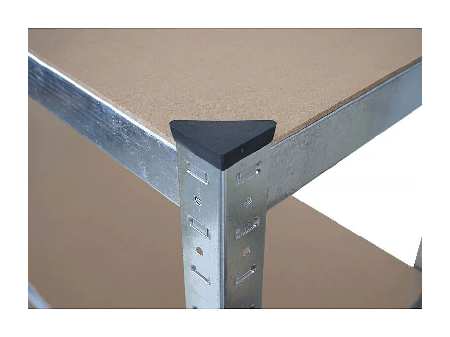 Étagère pour charges lourdes HWC-D67, 160x80x40cm, charge 320kg + 6x panier de rangement HWC-C21 - zingué