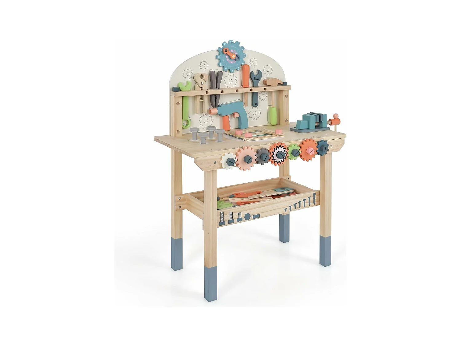 Spielwerkbank mit magnetischem Gestell