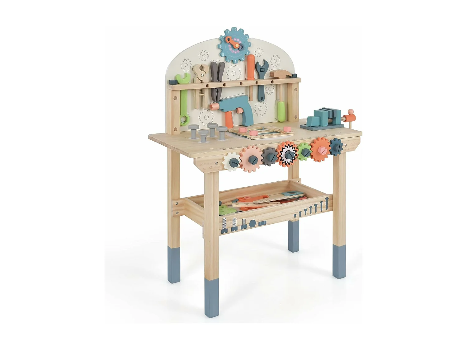 Spielwerkbank mit magnetischem Gestell