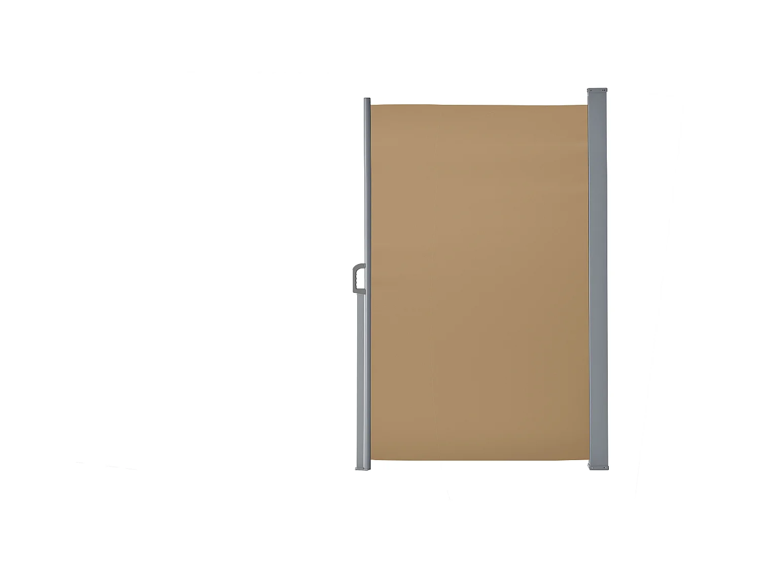 Brise-vent extensible - 190 x 300 cm - taupe