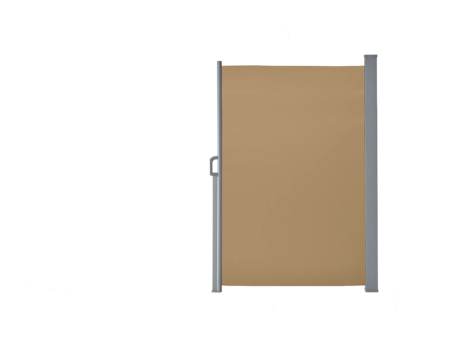 Brise-vent extensible - 180 x 300 cm - taupe