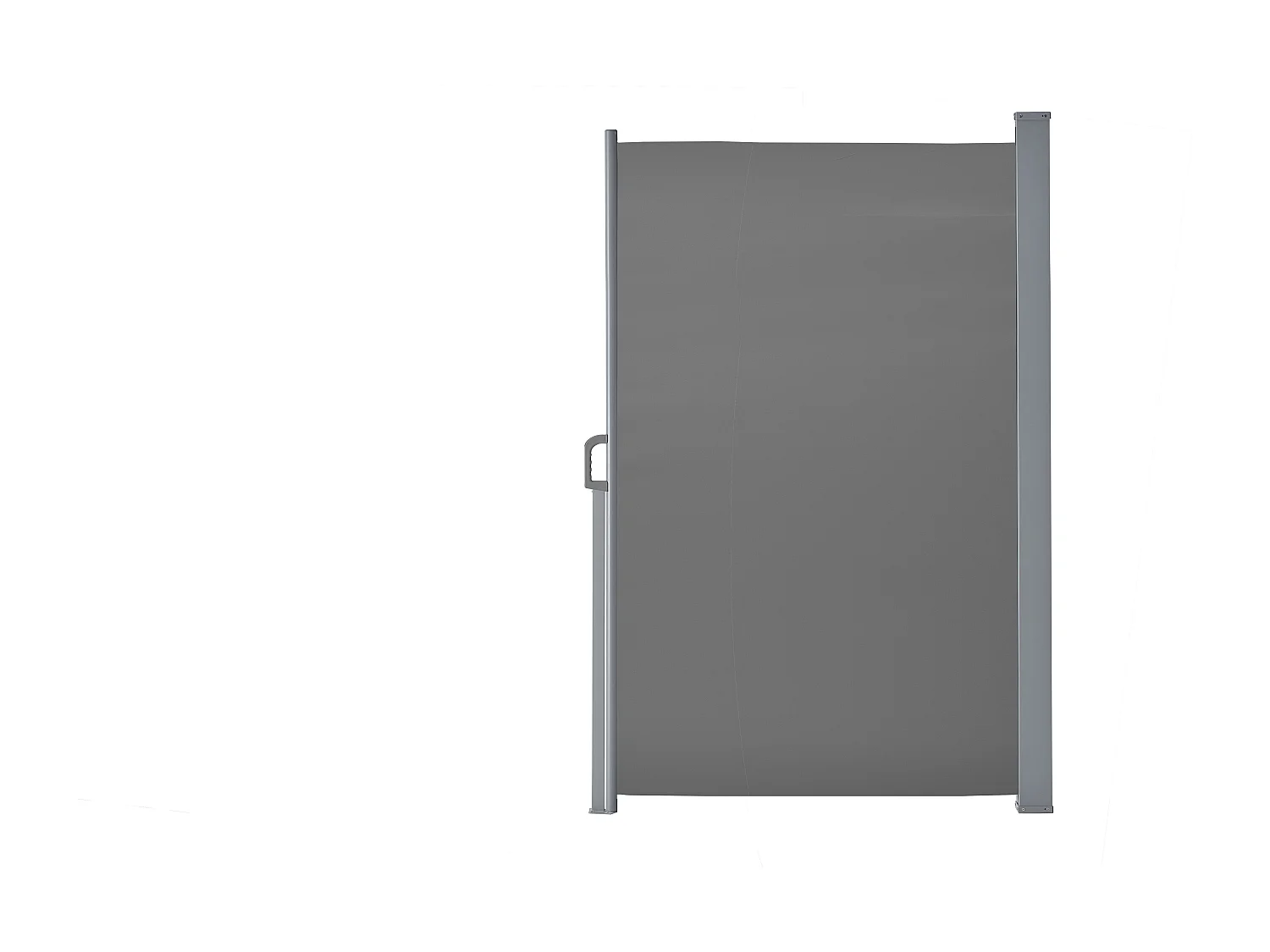 Uittrekbaar windscherm - 190 x 300 cm - antraciet