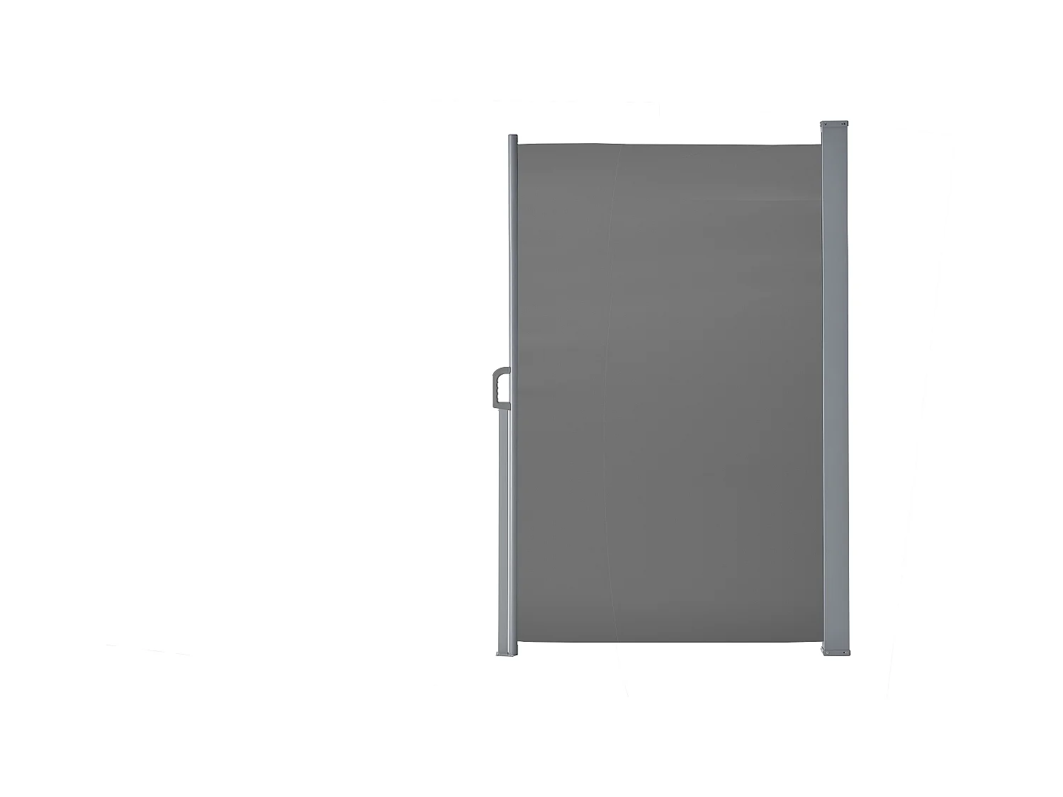 Brise-vent extensible - 190 x 300 cm - anthracite
