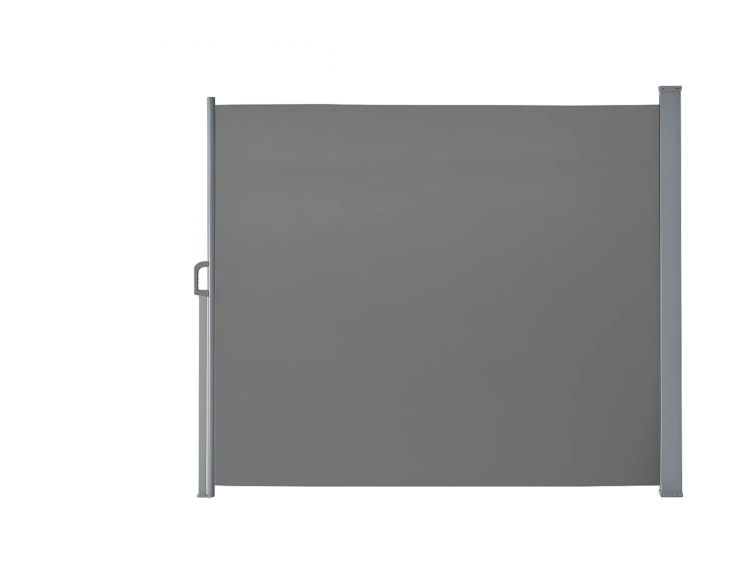 Brise-vent extensible - 180 x 300 cm - anthracite