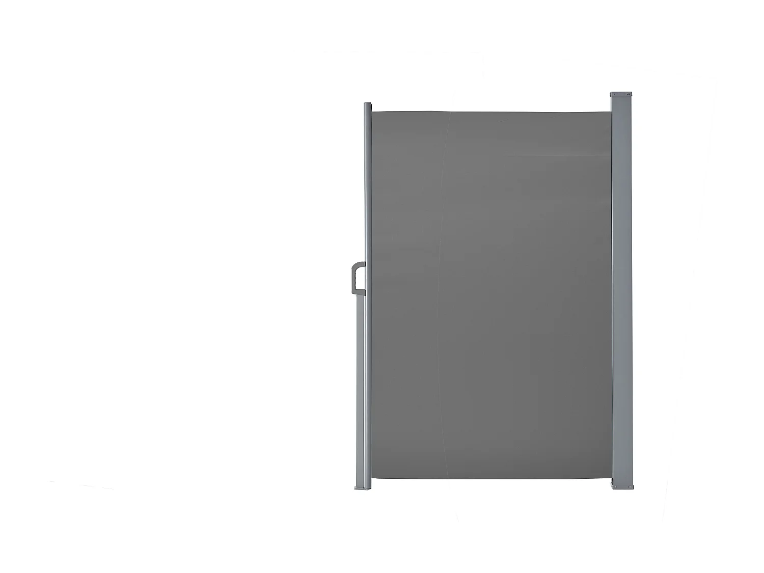 Brise-vent extensible - 180 x 300 cm - anthracite