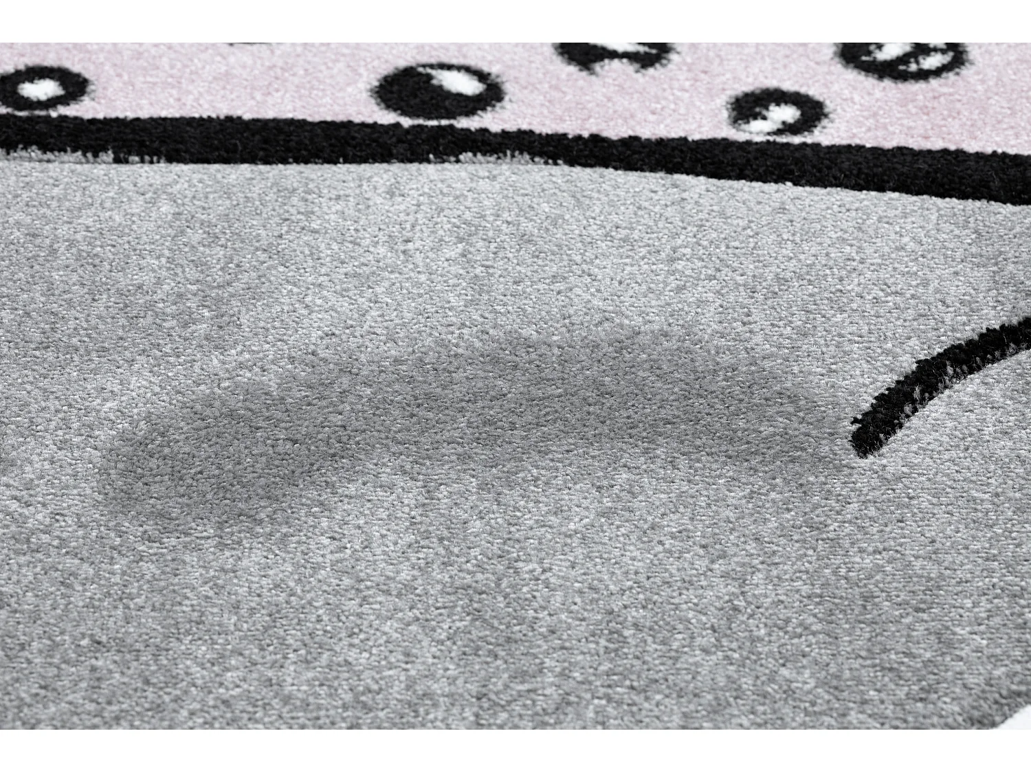 Tappeto PETIT CAT GATTO CORONA cerchio grigio cercle 120 cm