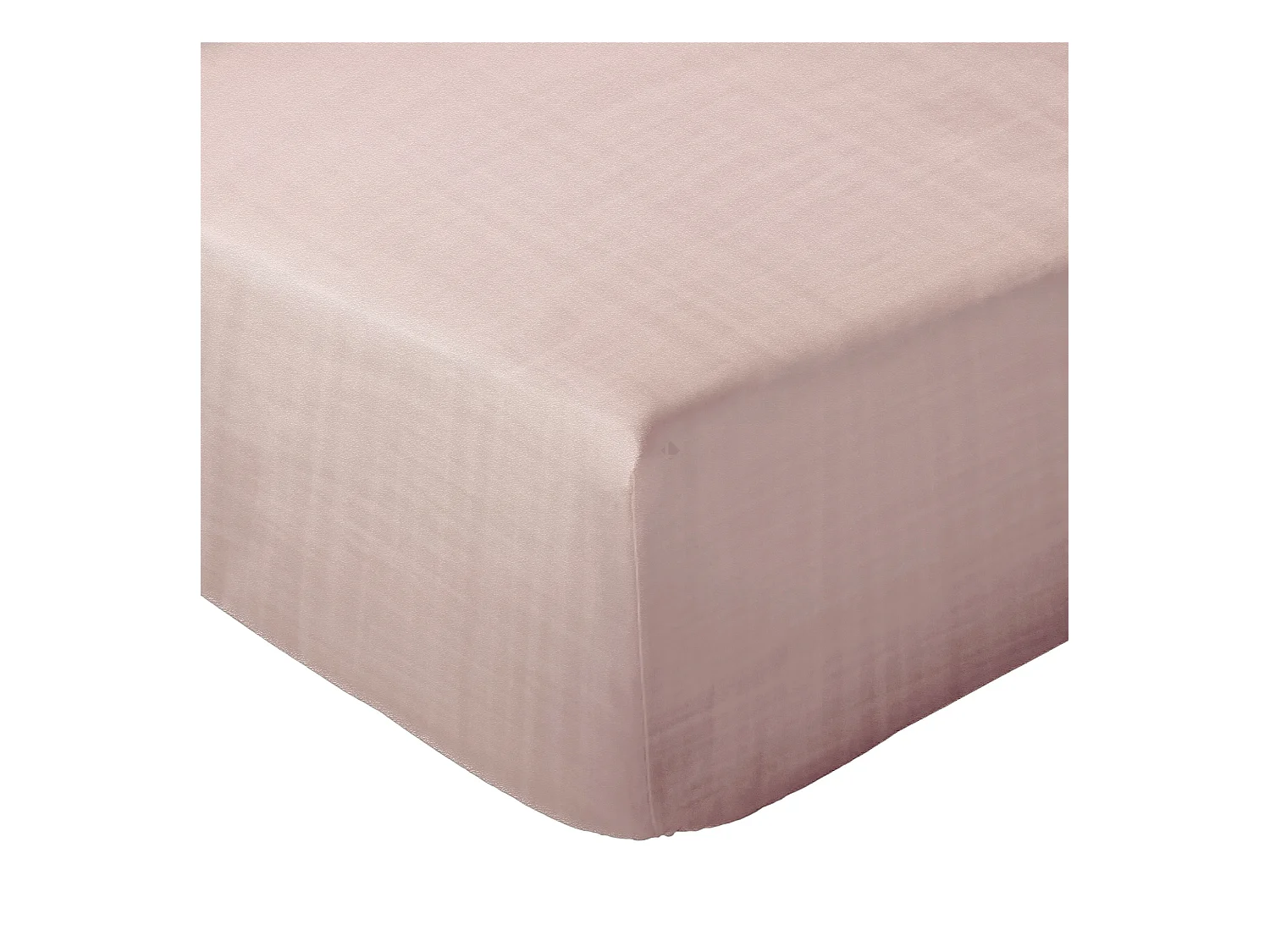 Drap housse 140x200x30 cm mousseline de coton collection MILOS rose