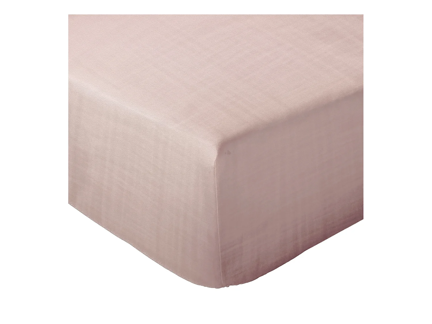 Drap housse 180x200x30 cm mousseline de coton collection MILOS rose