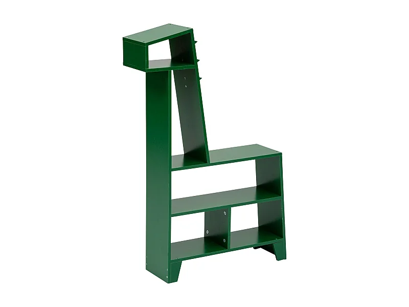 Meuble Etagère de rangement Dinosaure en Bois Vert