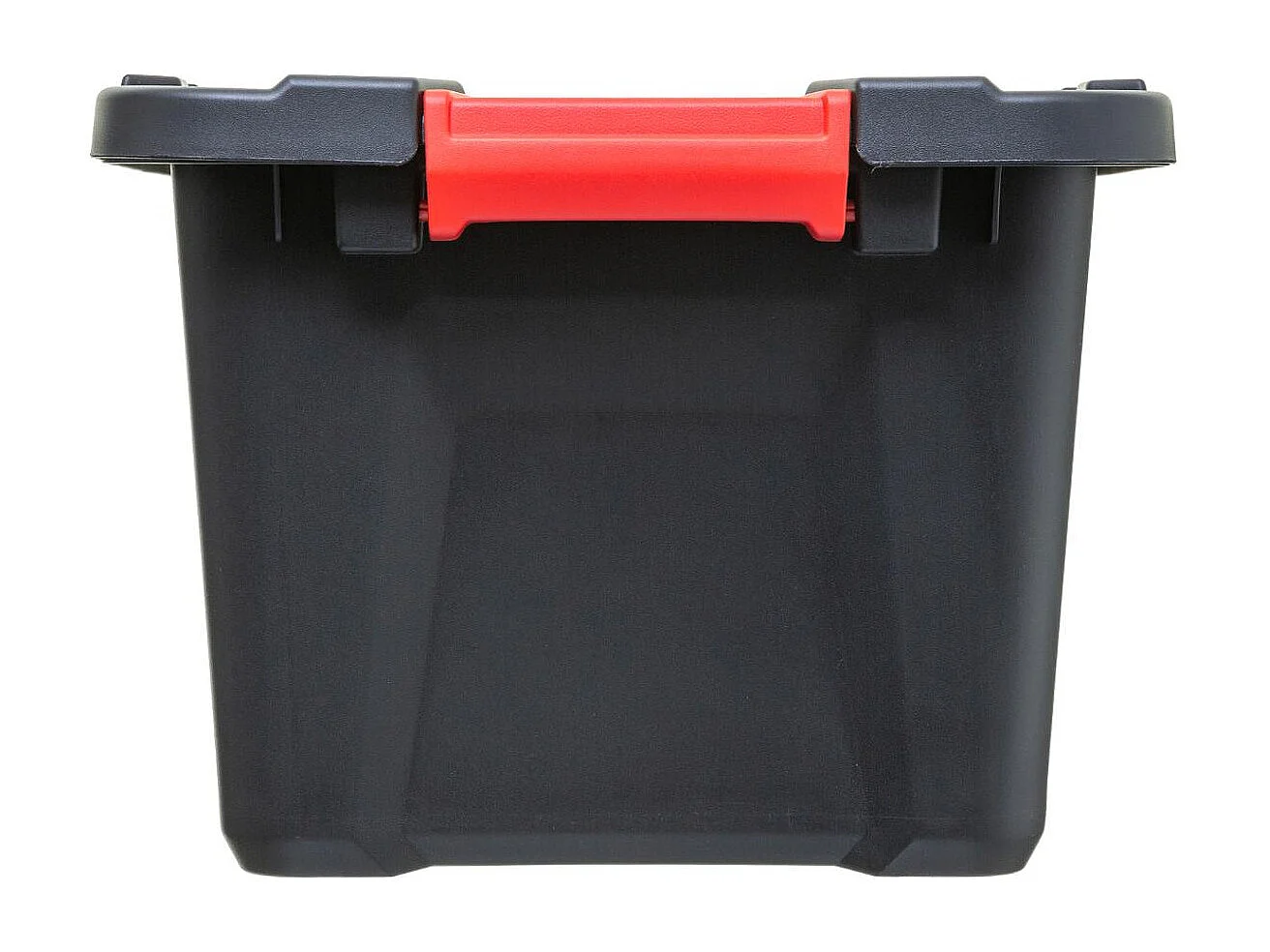 Boîte de rangement en polypropylène noir 100L fermeture par double clips