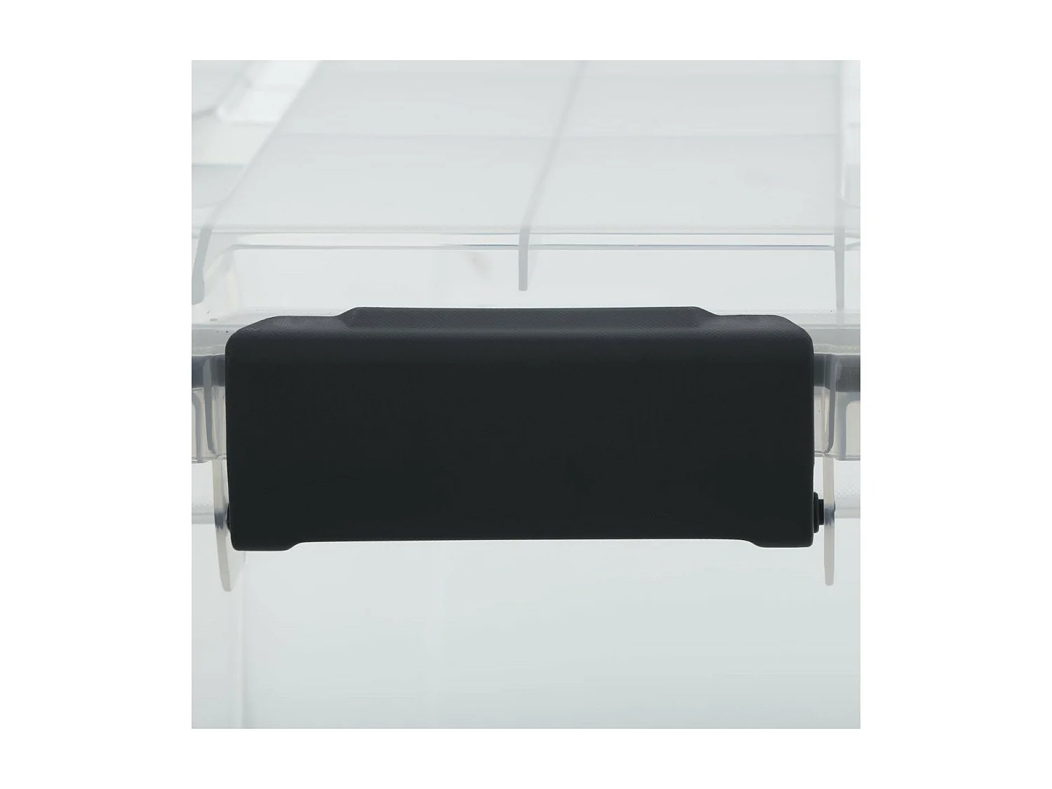 Boîte de rangement en polypropylène transparent 50L fermeture à clip