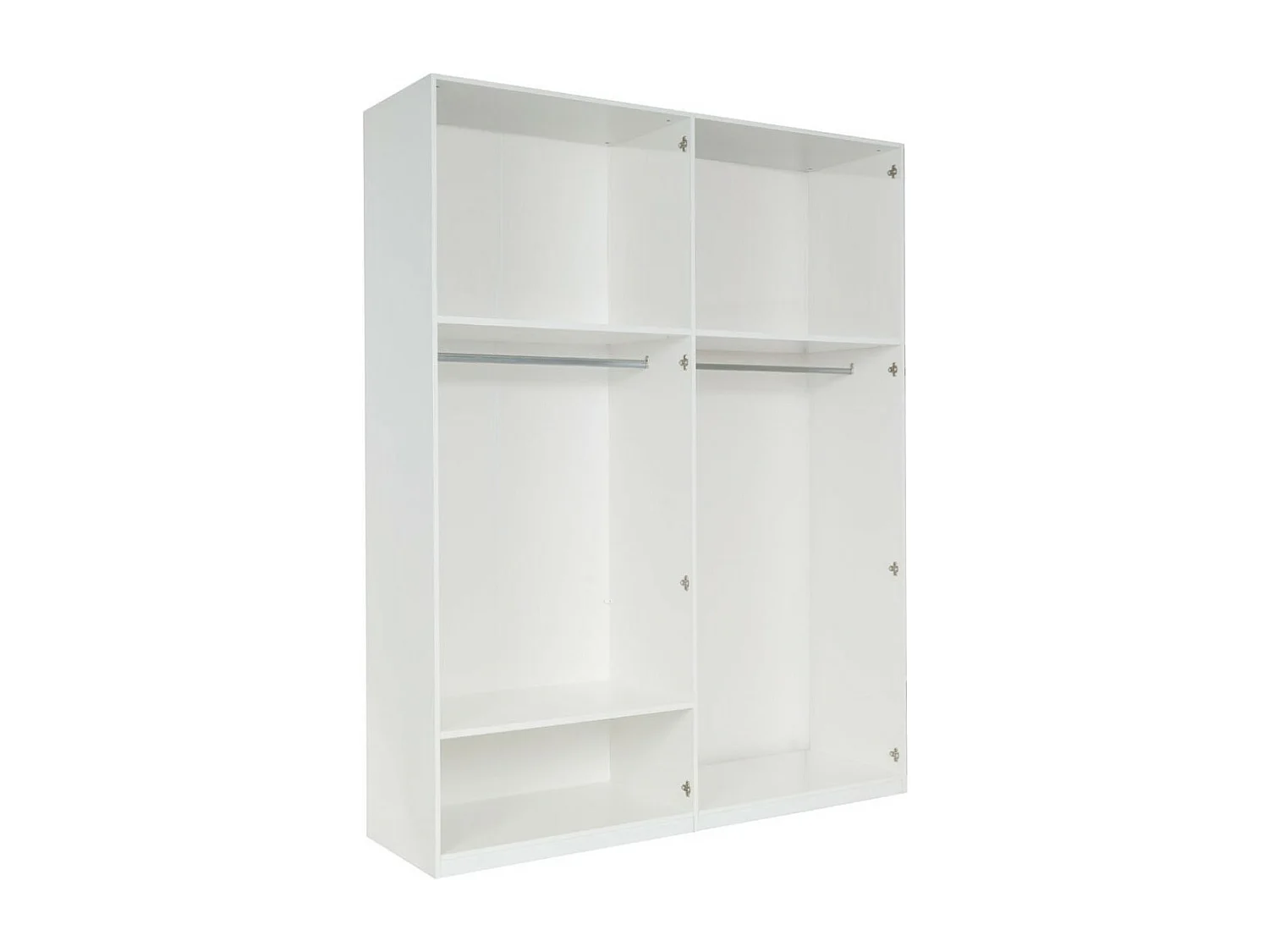 Armoire 4 Portes 180cm collection VERONA. Coloris blanc brillant