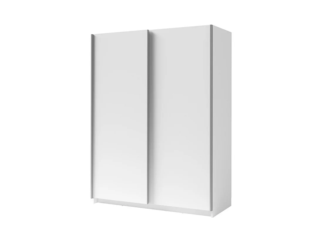 Armadio 2 porte scorrevoli - Collezione GOZU - Colore bianco - 150 x 198 x 62 cm